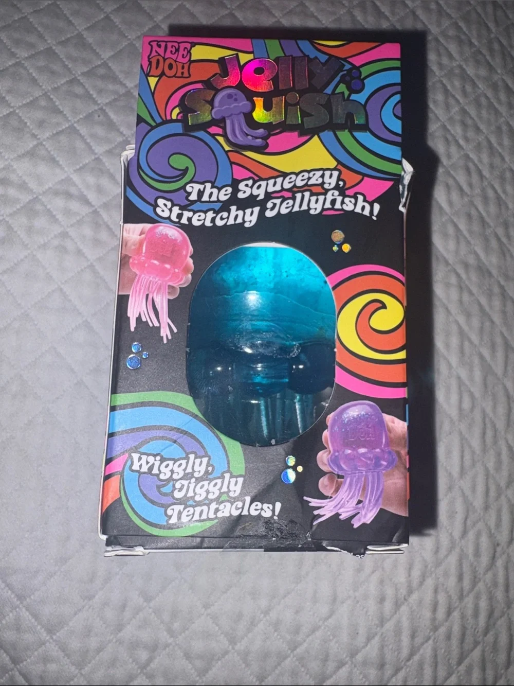 Jolly Squish Blue Jellyfish Sensory Toy